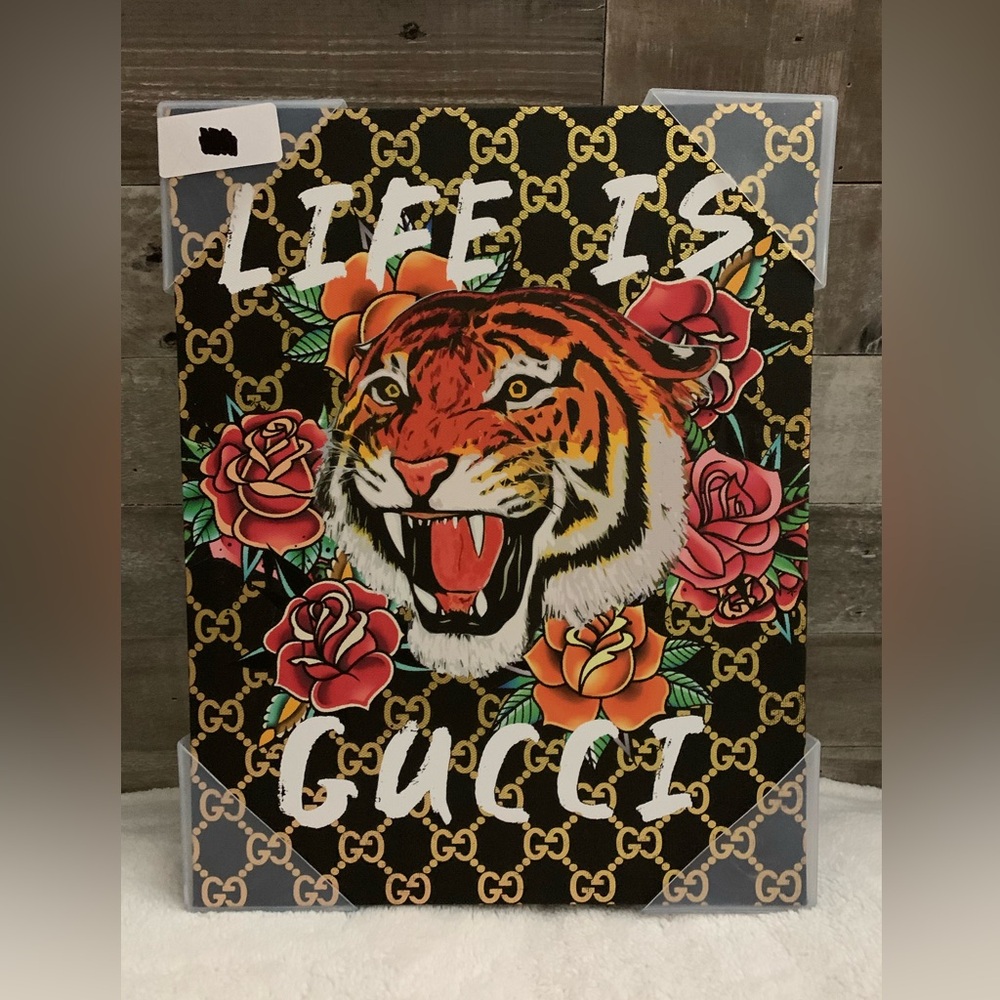 Gucci Tiger Wall Art Decor